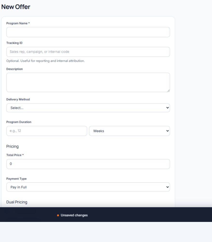 ScaleSafe offer builder